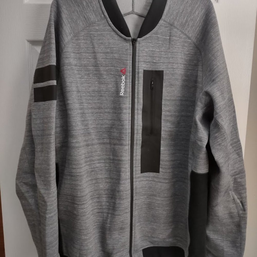 New black/grey Reebok jacket 2XL